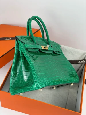 Birkin Ro Emerald Green Size: 30cm - 图片 7