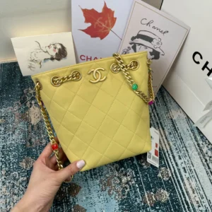 Chane Stone Bucket Bag Model: AS2381 Size: 19X23.5X9.5 - 图片 8