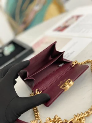 Chane Ball Leather Bag Size: 12 9 2.5cm Id: 81156 02843 - 图片 8