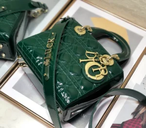 Dark green patent leather, Dior ABC monogram 20cm - 图片 7