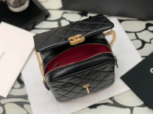 Black Vintage Backpack Size:20x19x8cm - 图片 9