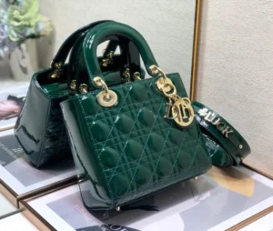 Dark green patent leather, Dior ABC monogram 20cm - 图片 8