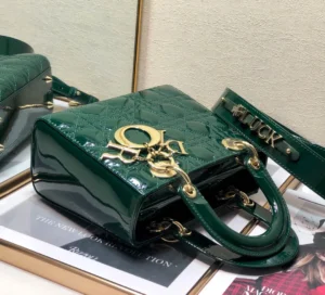Dark green patent leather, Dior ABC monogram 20cm - 图片 9