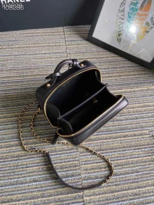 Chane Vanity case Vintage Cosmetic Bag Model: 93343 Size: 21cm - 图片 8