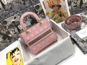 Lady 5 compartments embroidered fabric Size: 24x20x11 cm Model: M0565 - 图片 9