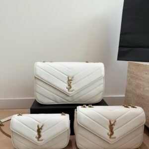 LOULOU in MATELASSÉ lambskin white