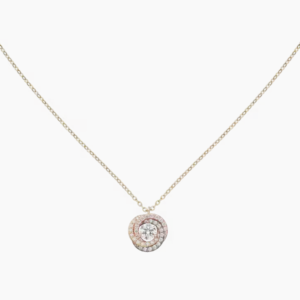 Trinity pendant, 1 diamond, paved