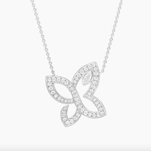 Infinite Lily Cluster Diamond Pendant