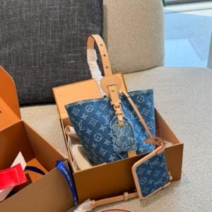 LV All In BB Denim Bucket Bag
